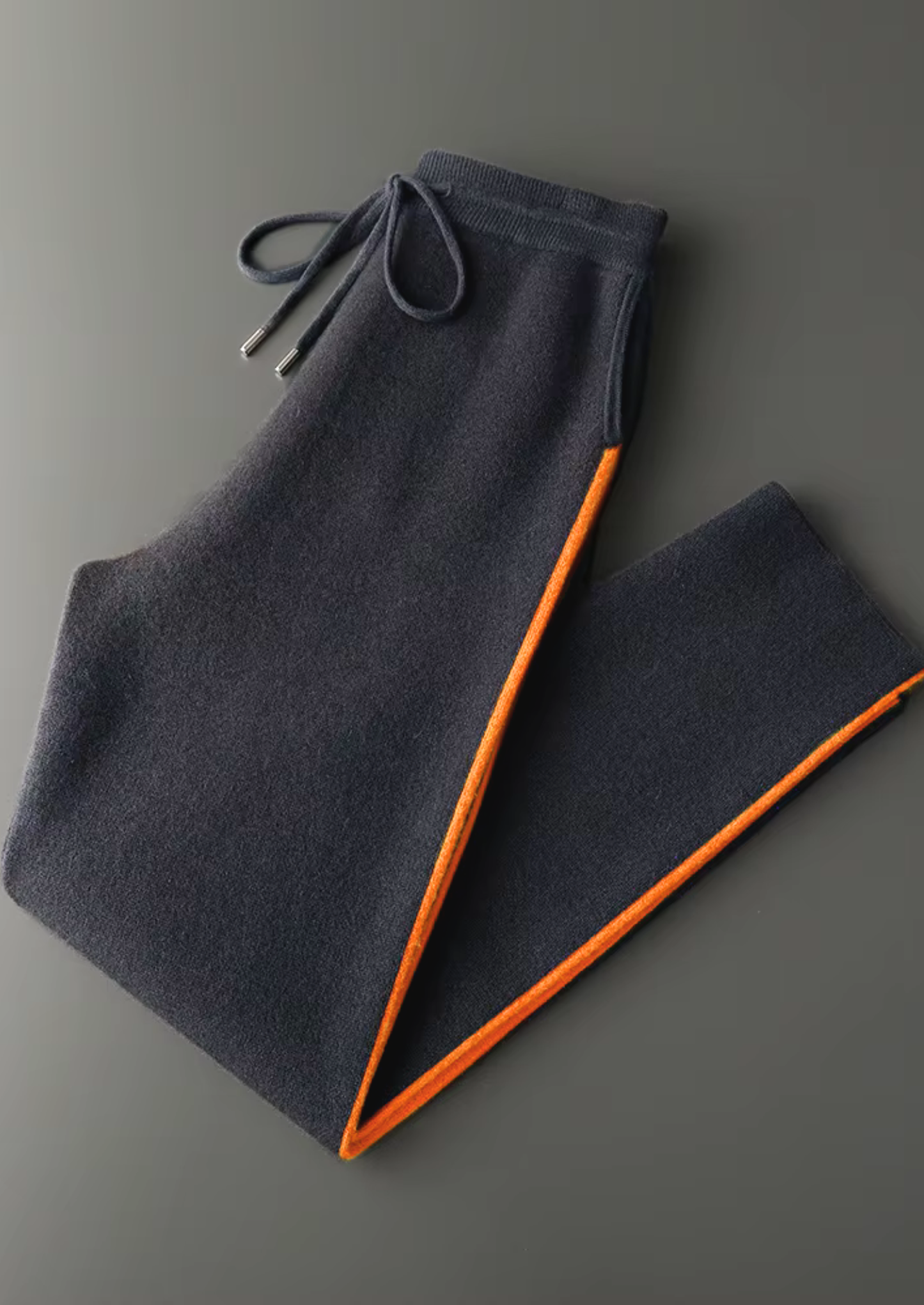 Premium Cashmere Deep Gray Milano Leisure Set | Vallentty