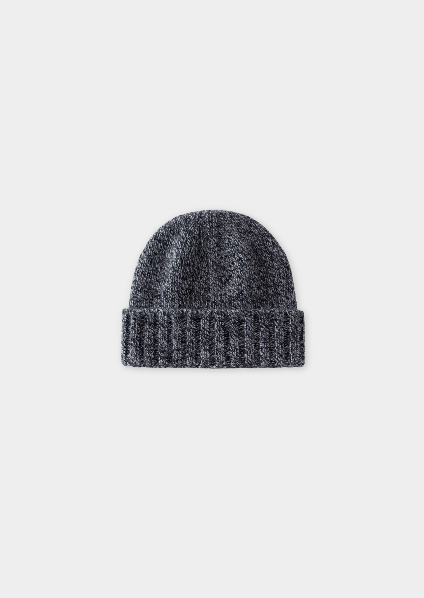 Charcoal Heather Cashmere Wintertime Beanie | Vallentty