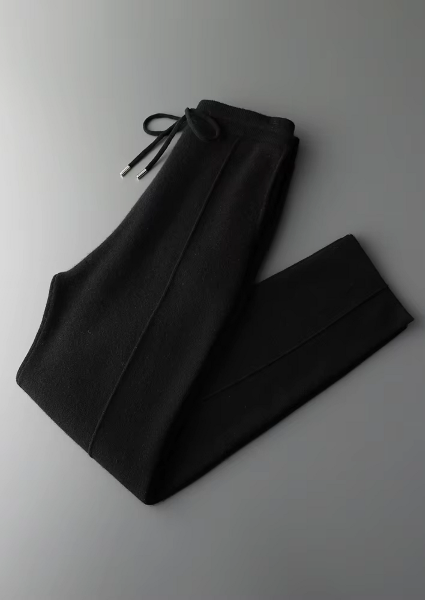 Pure Extra-Fine Merino Wool Black Falconi Set | Vallentty