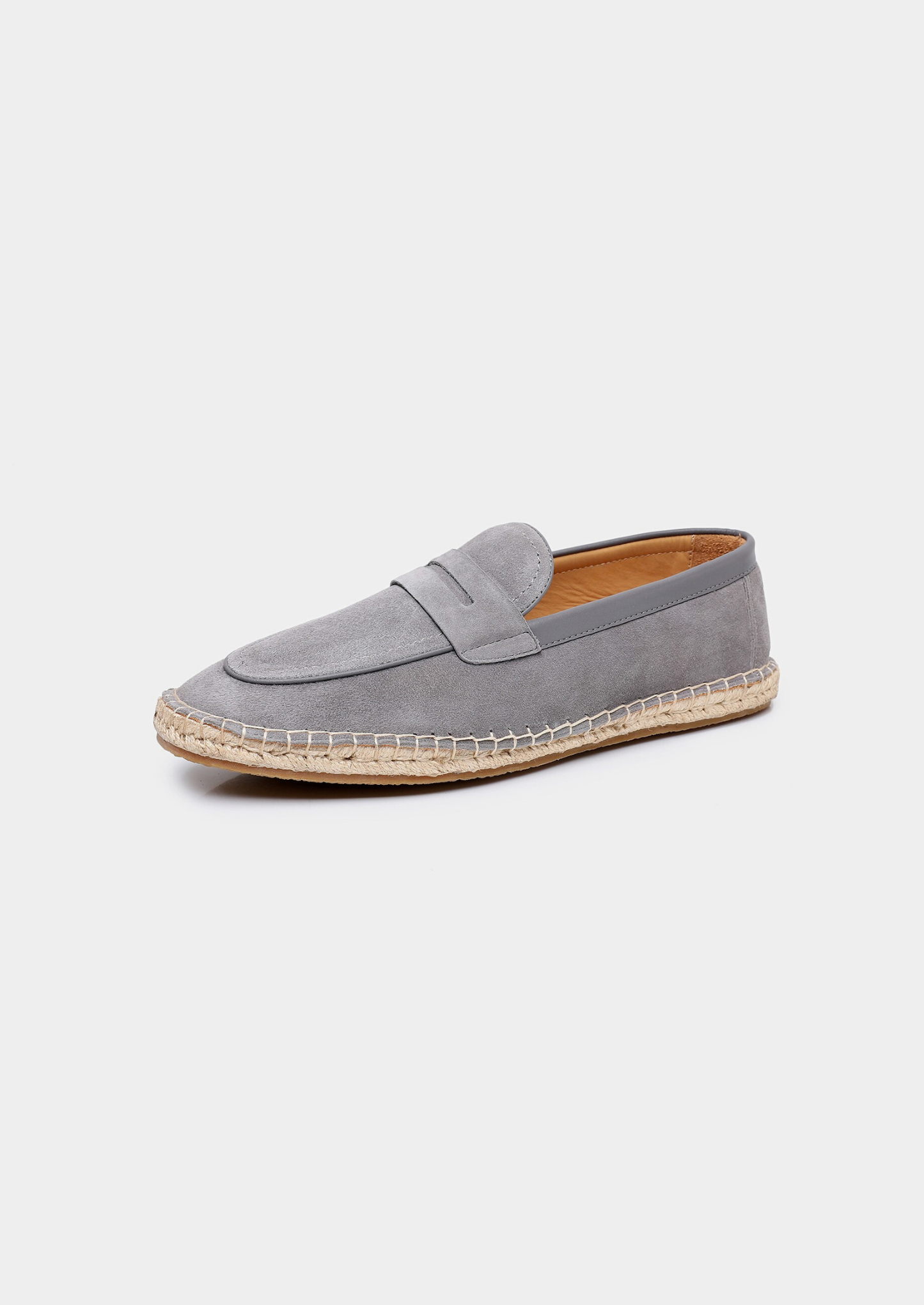 Penny Seaside Espadrilles - Light Gray | Vallentty