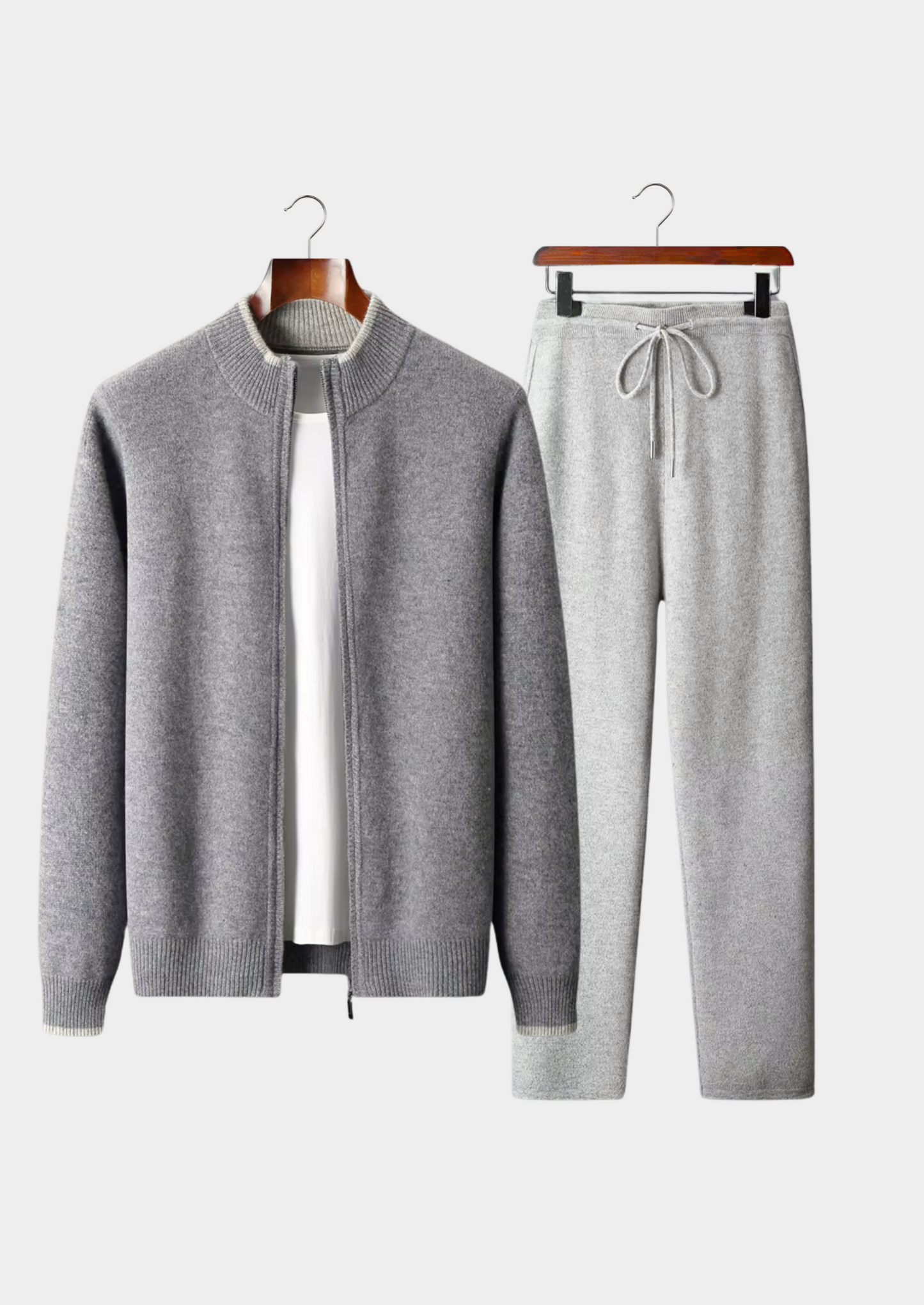 Pure Extra-Fine Merino Wool Two Tone Set | Vallentty