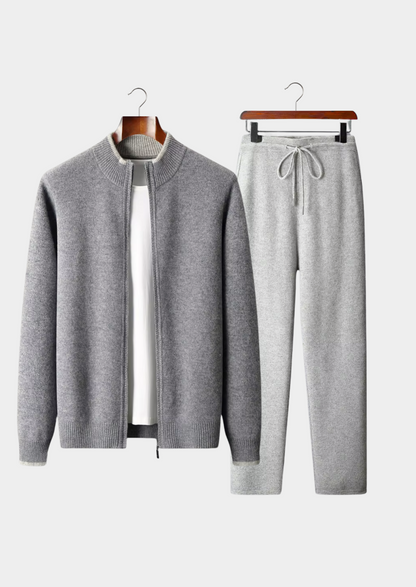 Pure Extra-Fine Merino Wool Two Tone Set | Vallentty