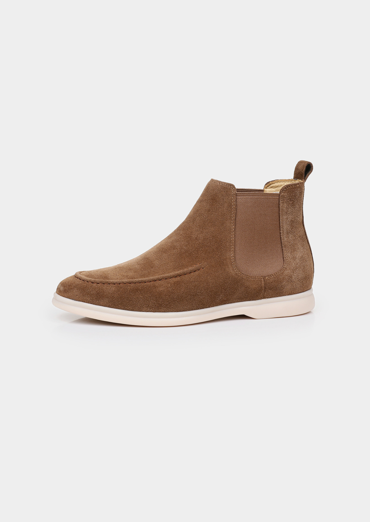 Light Brown Suede Chelsea Boot | Vallentty
