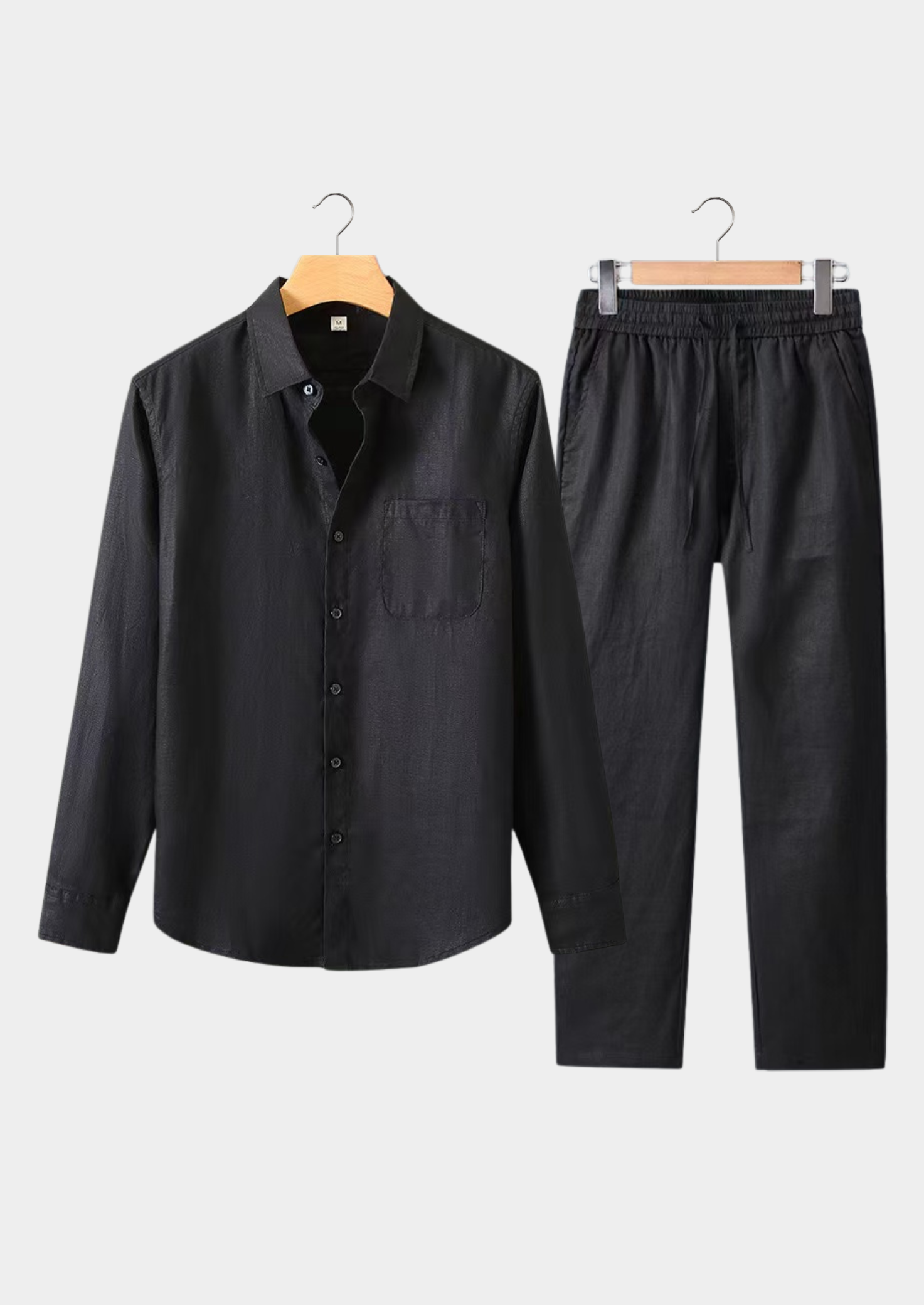 Dolcevita Longsleeve Summer Set - All Black | Vallentty