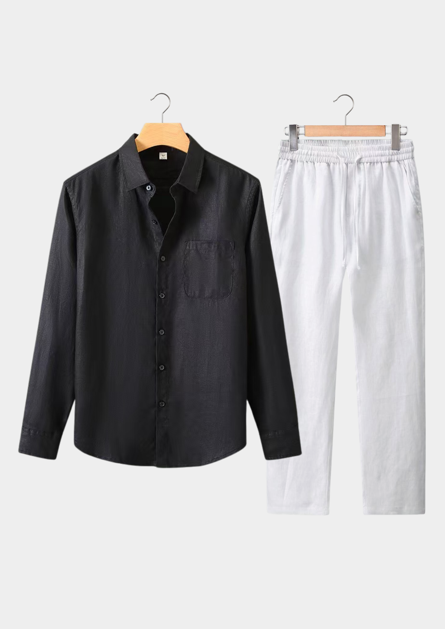 Dolcevita Longsleeve Summer Set - Black/white | Vallentty