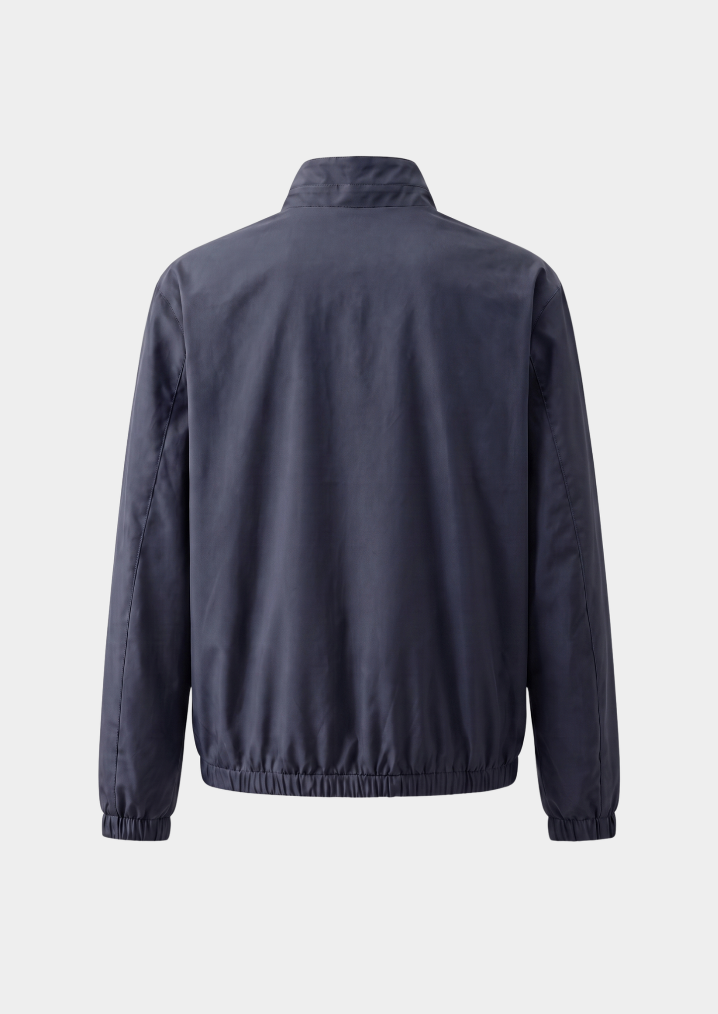 Navy Blue Technical Windbreaker Jacket | Vallentty