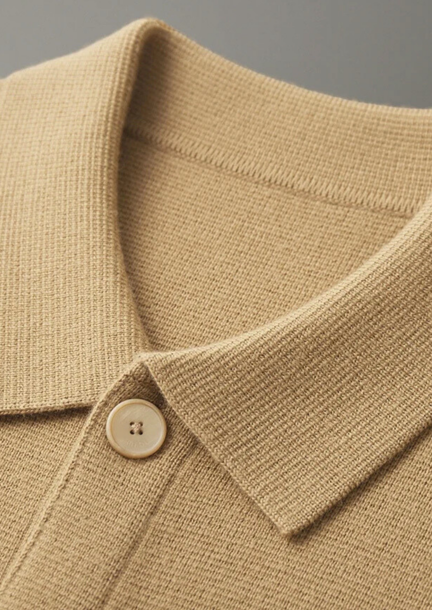 Pure Extra-Fine Merino Wool Button Overshirt | Vallentty