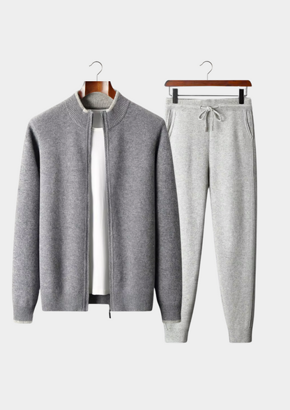 Pure Extra-Fine Merino Wool Two Tone Set | Vallentty