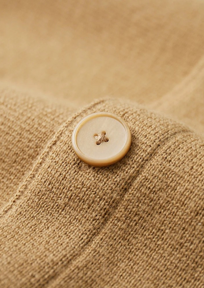 Pure Extra-Fine Merino Wool Button Overshirt | Vallentty