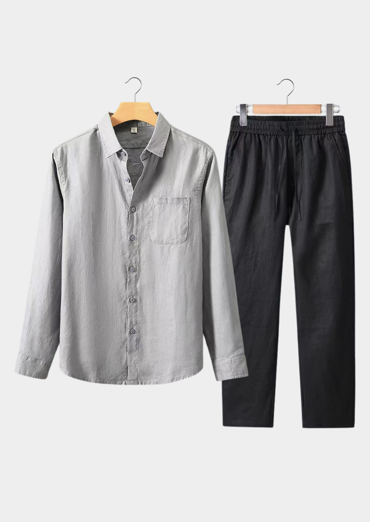 Dolcevita Longsleeve Summer Set - Gray/black | Vallentty