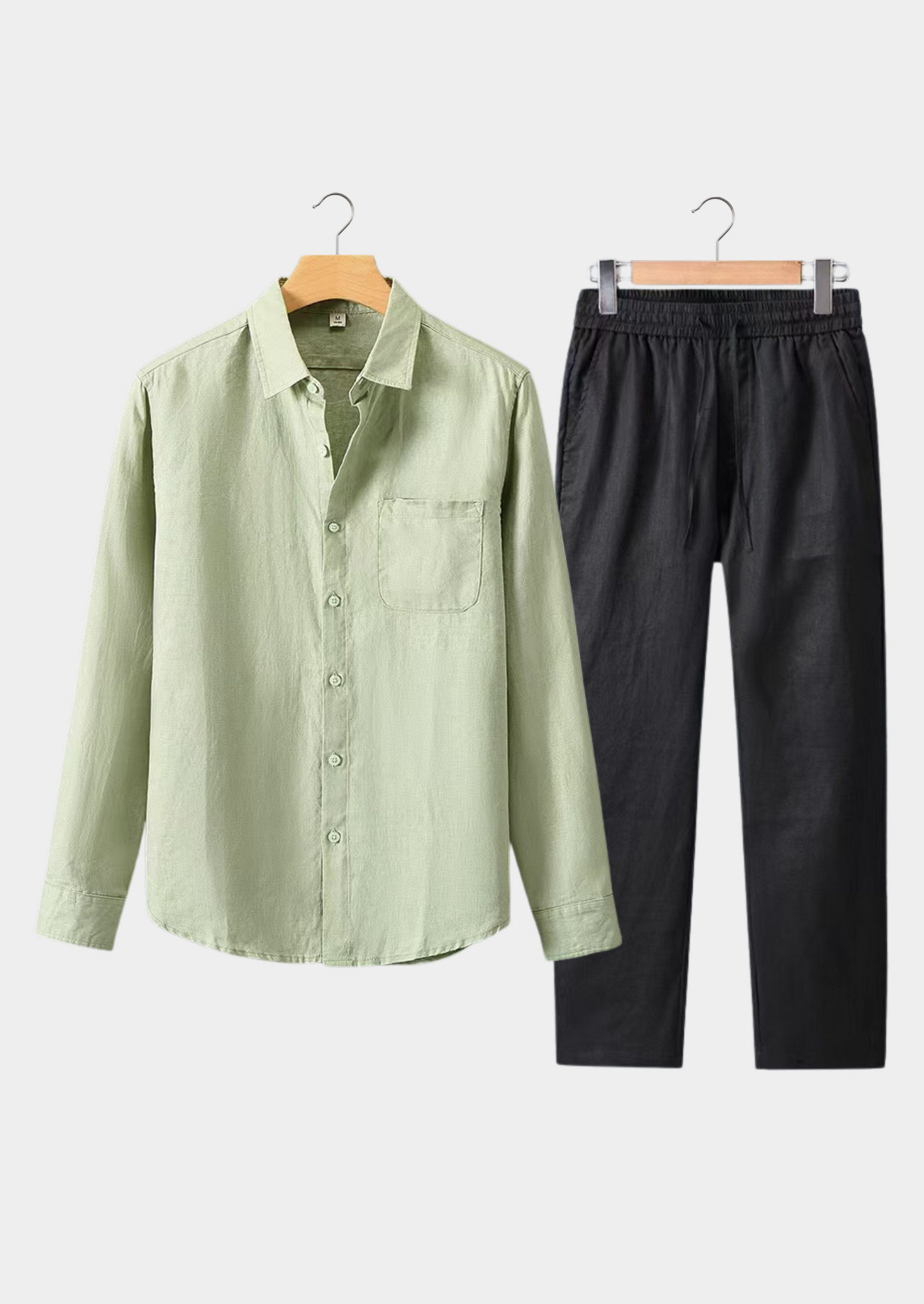 Dolcevita Longsleeve Summer Set - Mint Green/black | Vallentty