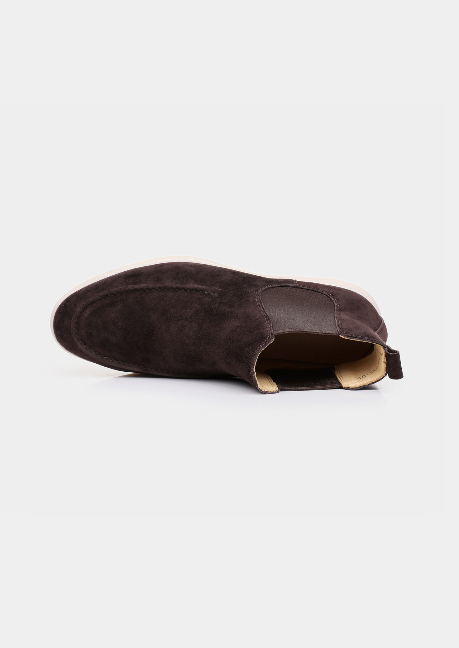 Coffee Suede Chelsea Boot | Vallentty