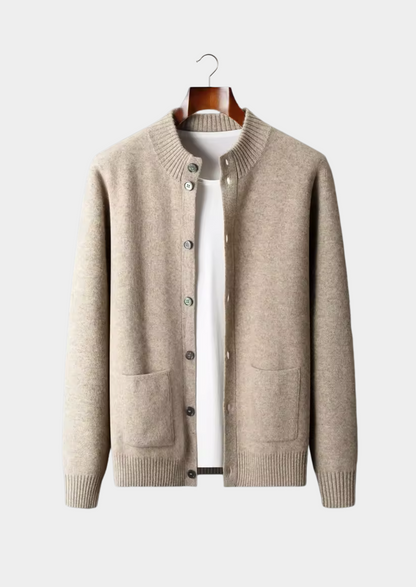 Premium Cashmere Button Cardigan | Vallentty