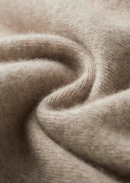 Pure Extra-Fine Merino Wool Sand Luzzo Set | Vallentty