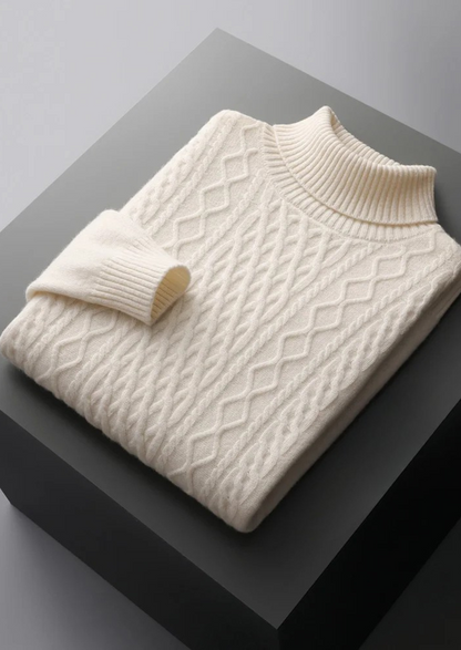 Pure Extra-Fine Merino Wool Wintertime Rollneck | Vallentty