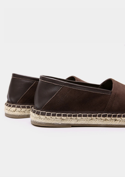 Seaside Espadrilles - Dark Brown | Vallentty