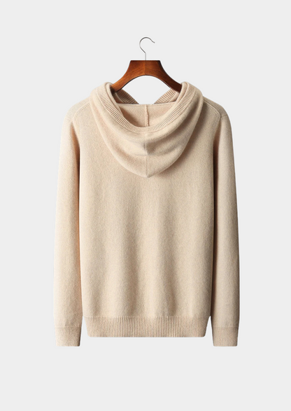 Premium Cashmere Leisure Hoodie | Vallentty