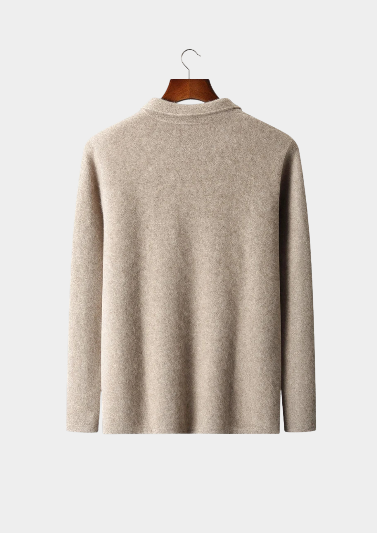 Premium Cashmere Zipper Cardigan | Vallentty