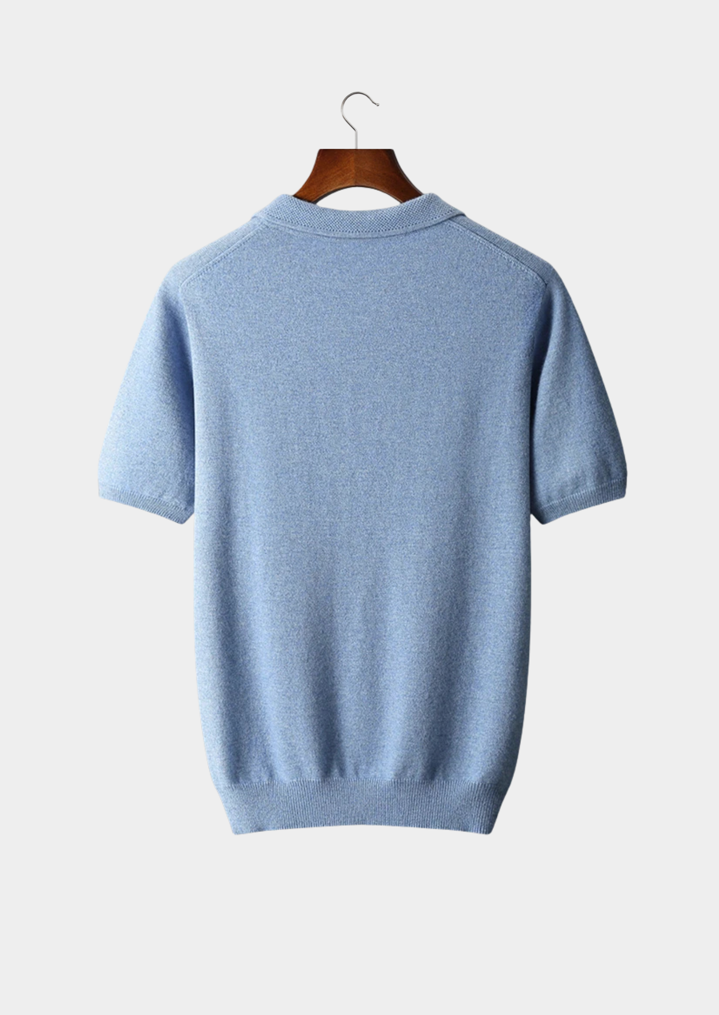 Premium Cashmere Classic Polo Shirt | Vallentty
