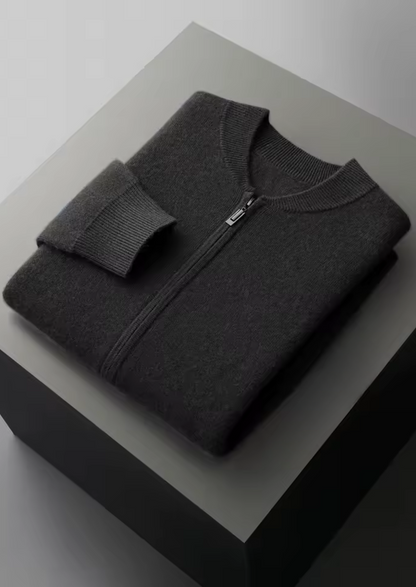 Pure Extra-Fine Merino Wool Black Falconi Set | Vallentty
