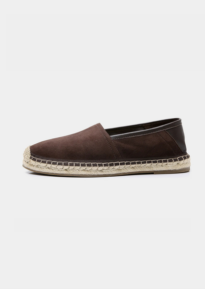 Seaside Espadrilles - Dark Brown | Vallentty