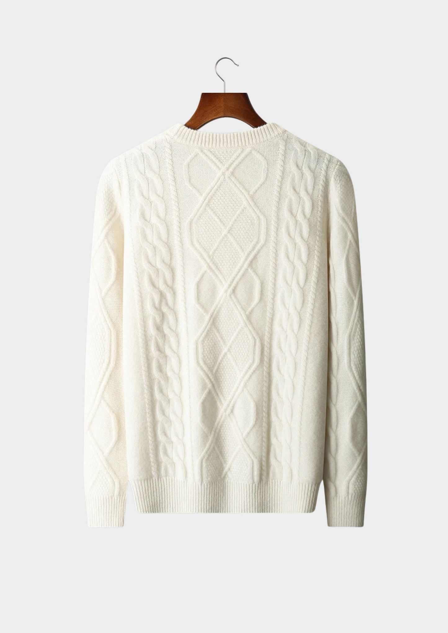 Pure Extra-Fine Merino Wool Wintertime Crewneck | Vallentty