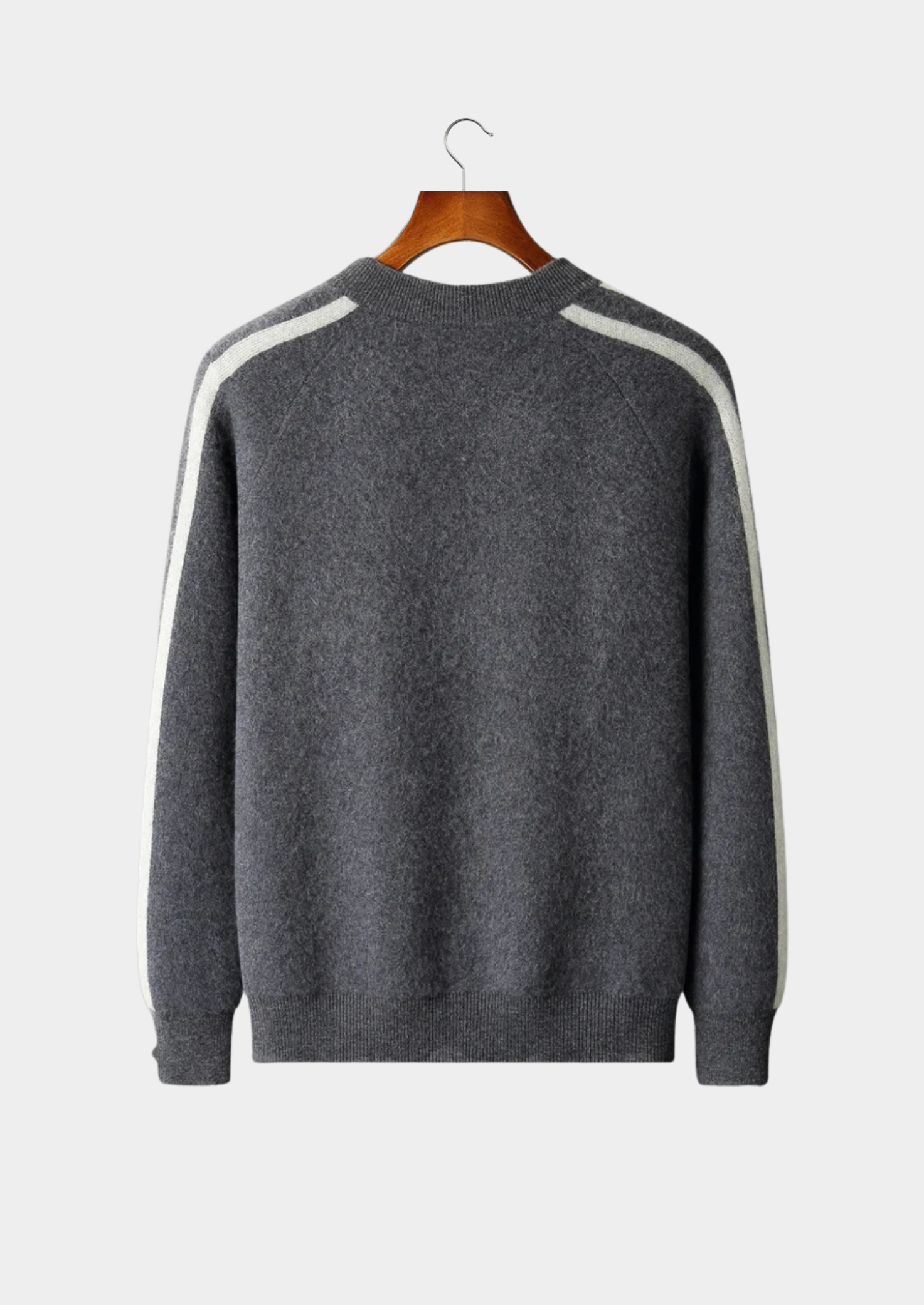 Pure Extra-Fine Merino Wool Striped Cardigan | Vallentty