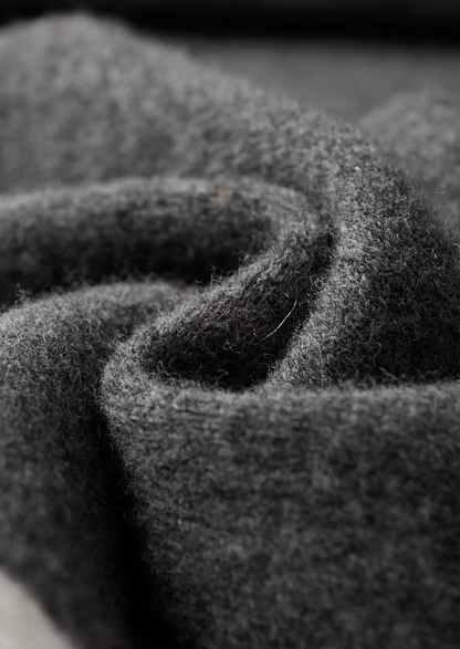 Pure Extra-Fine Merino Wool Wide Leisure Trousers | Vallentty