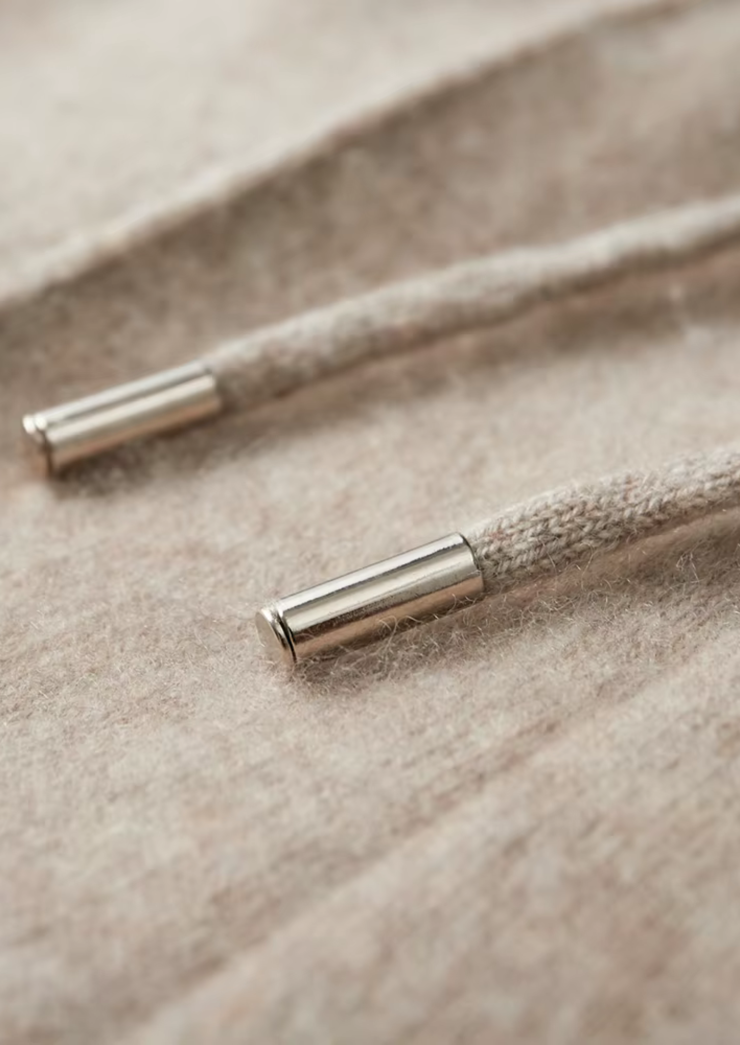 Pure Extra-Fine Merino Wool Sand Luzzo Set | Vallentty