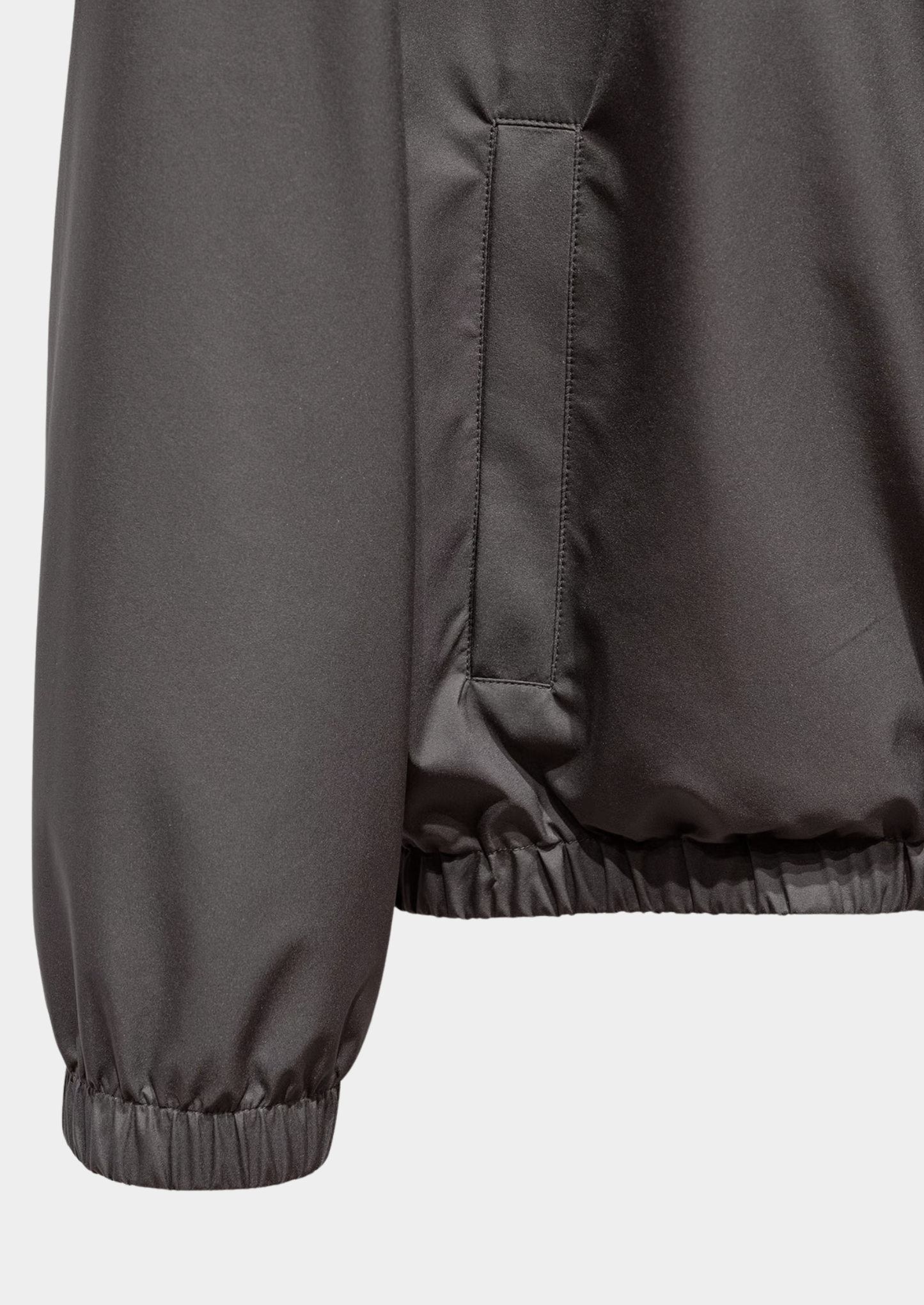 Fog Gray Technical Windbreaker Jacket | Vallentty
