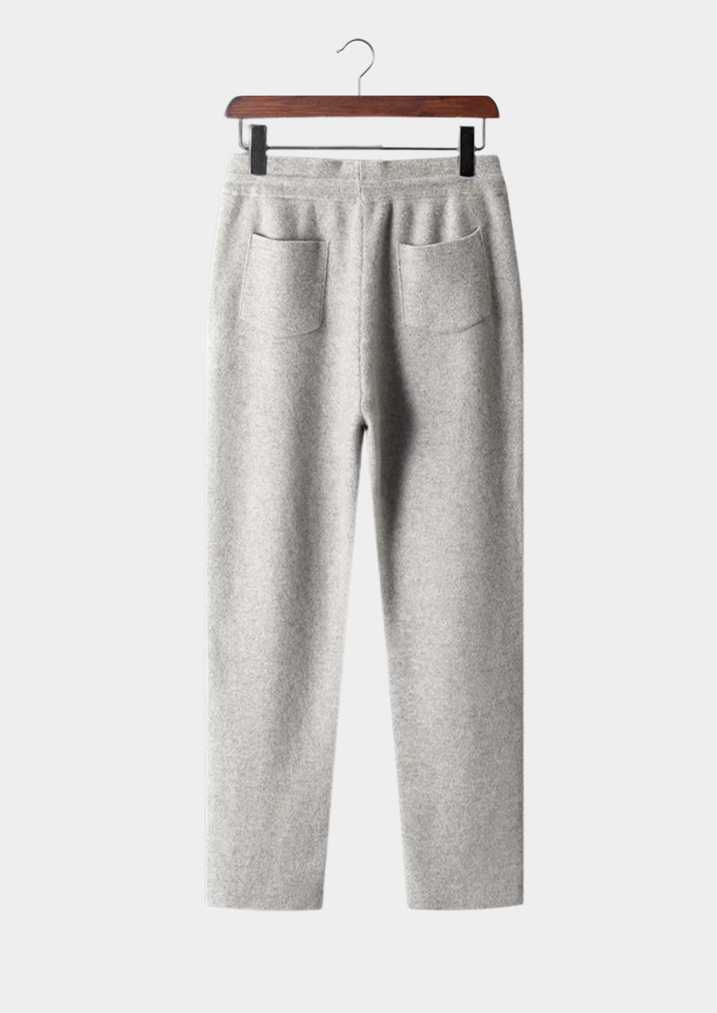 Pure Extra-Fine Merino Wool Leisure Trousers | Vallentty