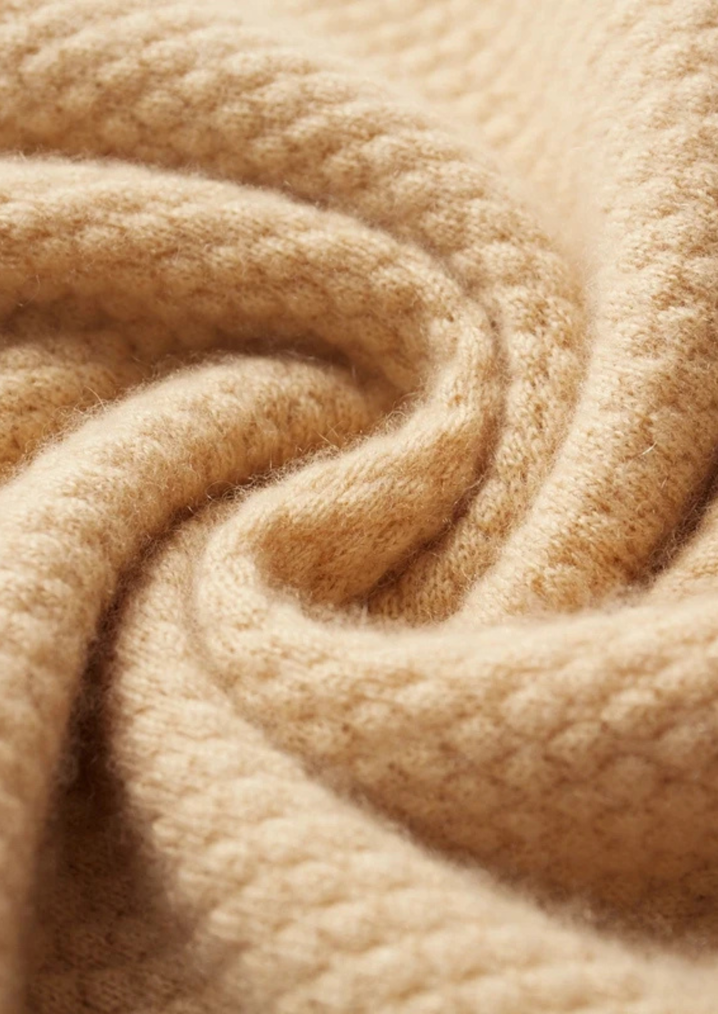 Premium Cashmere Mustard Two-Tone Polo | Vallentty