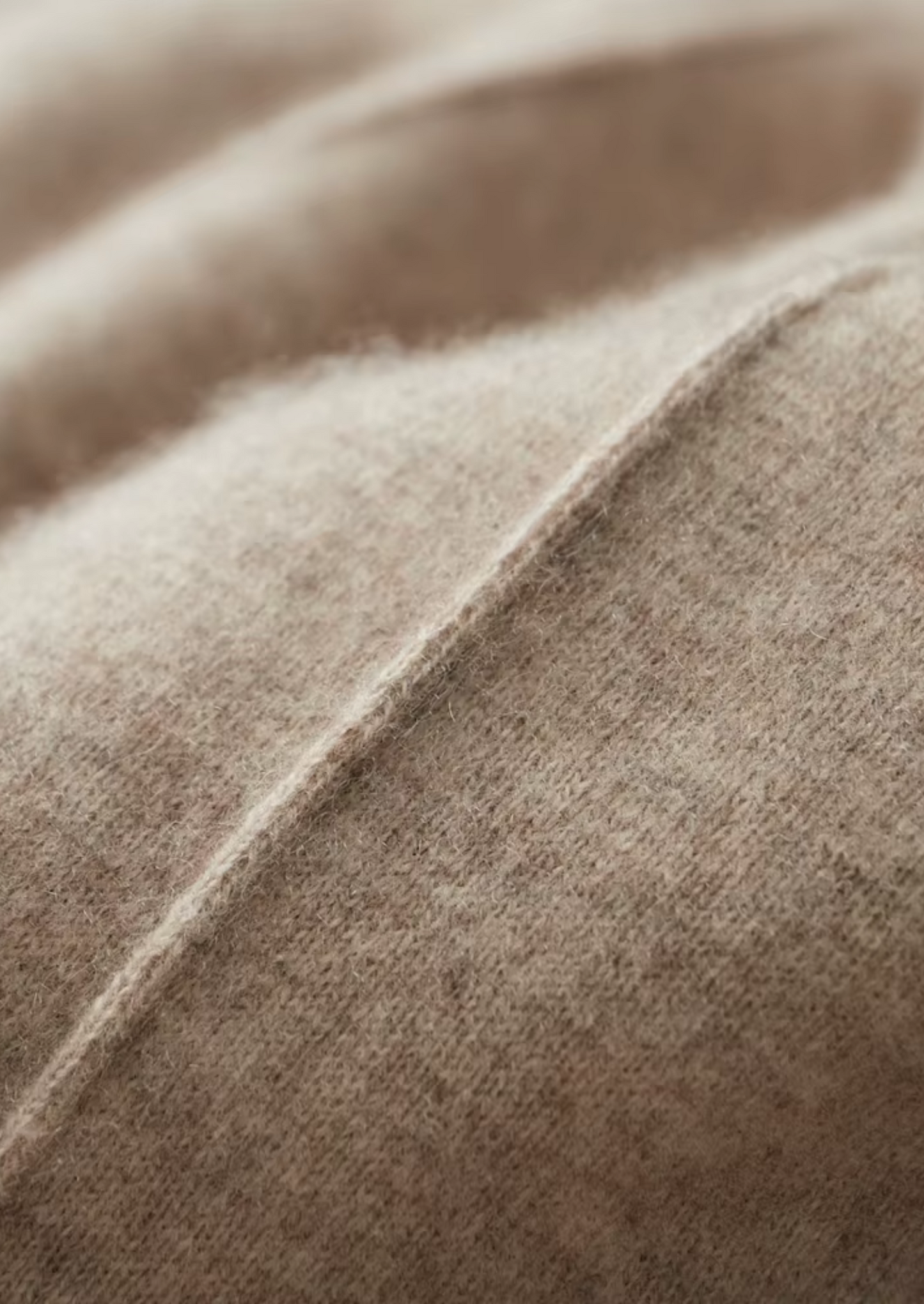 Pure Extra-Fine Merino Wool Sand Falconi Set | Vallentty