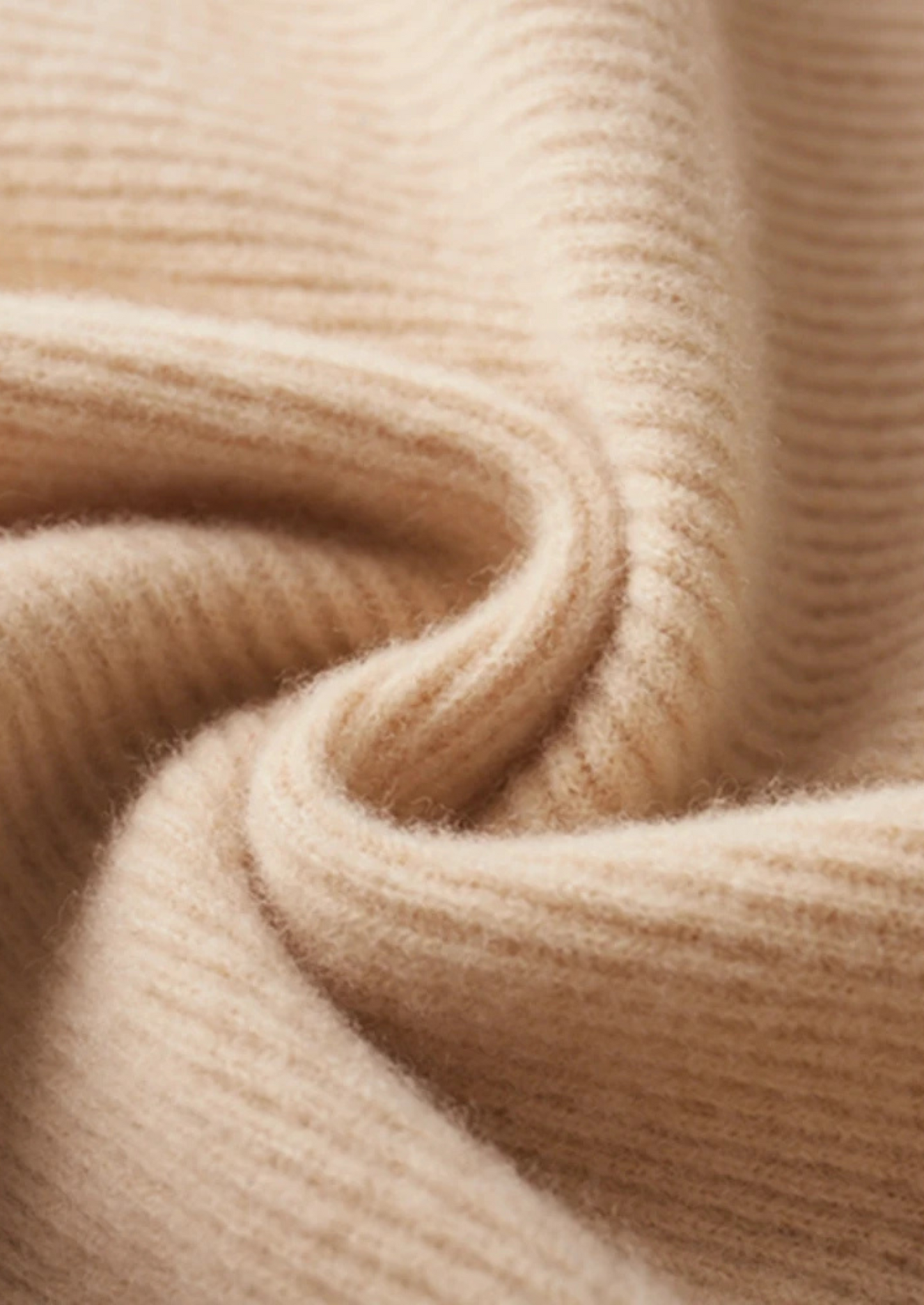 Pure Extra-Fine Merino Wool Ribbed Zip Cardigan | Vallentty