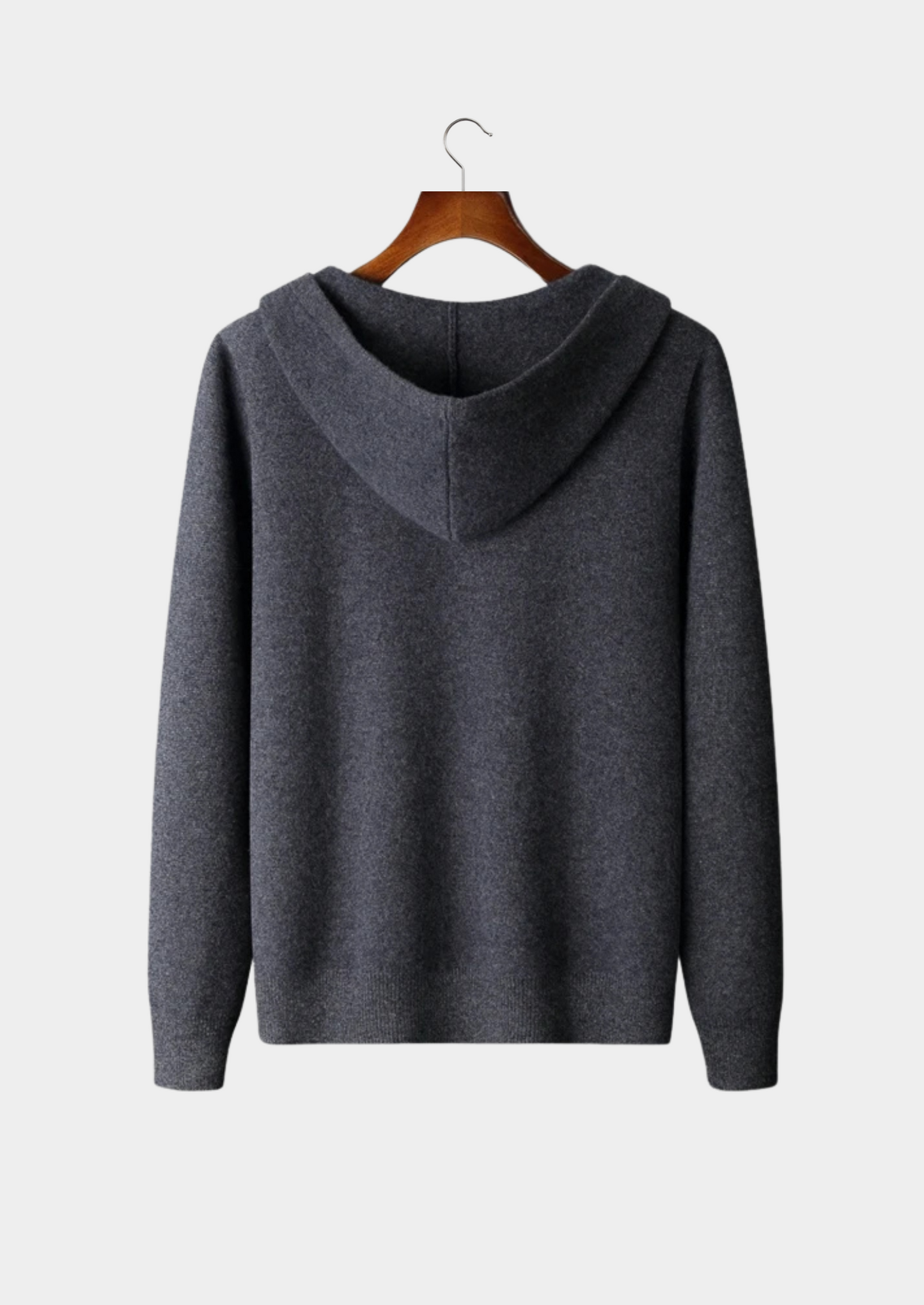 Premium Cashmere Zipper Hoodie | Vallentty