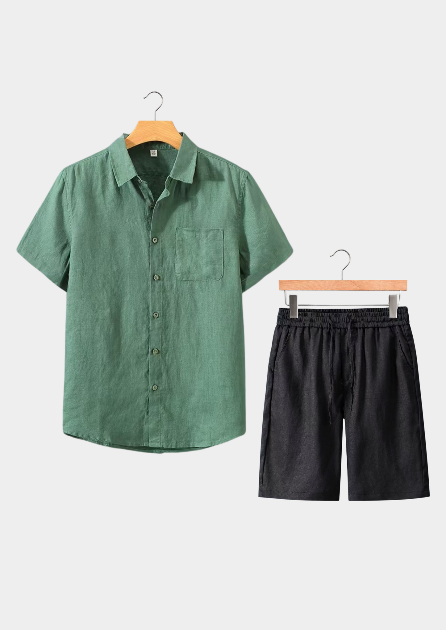 Dolcevita Shortsleeve Summer Set - Green/black | Vallentty