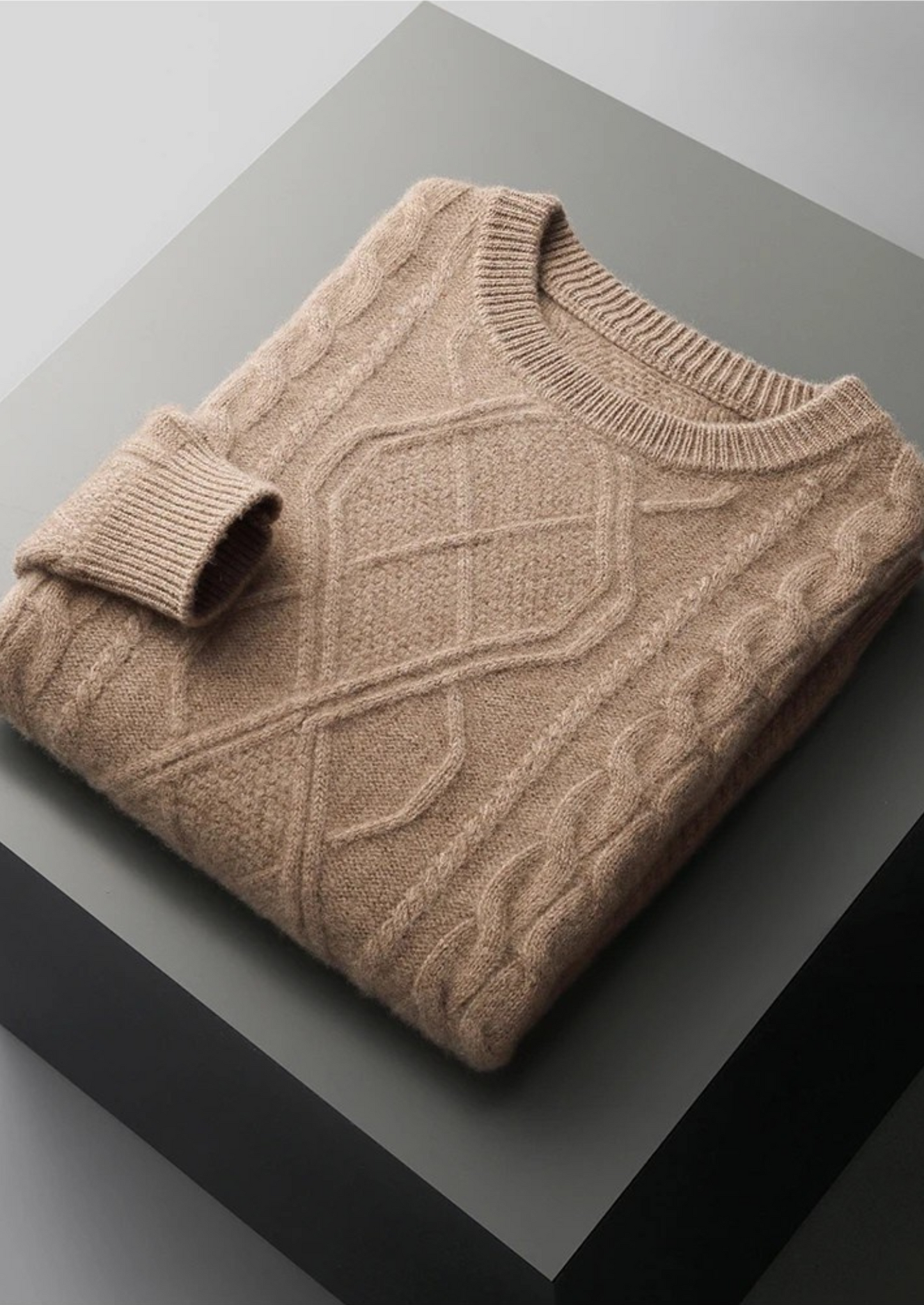 Pure Extra-Fine Merino Wool Wintertime Crewneck | Vallentty