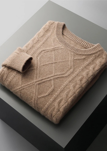 Pure Extra-Fine Merino Wool Wintertime Crewneck | Vallentty