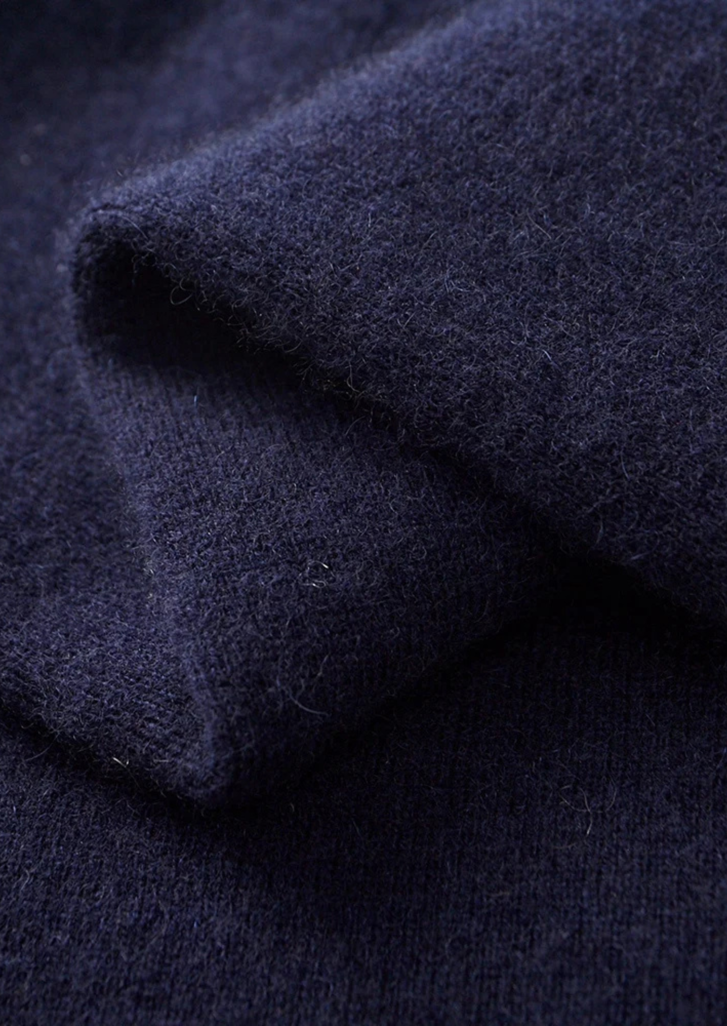 Pure Extra-Fine Merino Wool Two-Tone Polo Cardigan | Vallentty