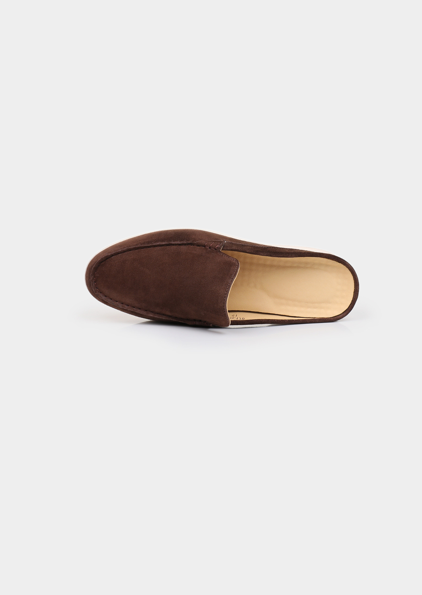 Coffee Marina Suede Slipper | Vallentty