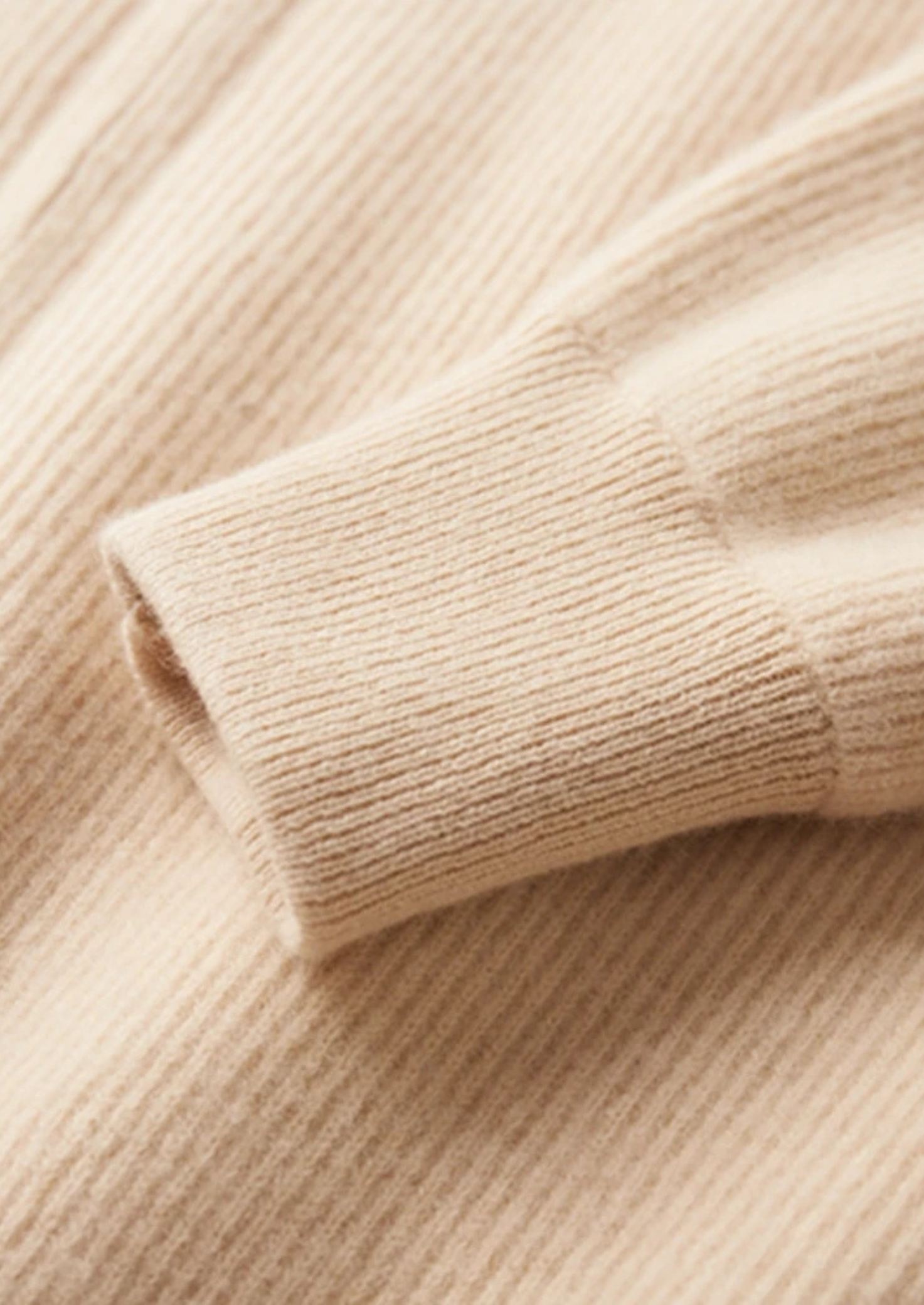 Pure Extra-Fine Merino Wool Ribbed Zip Cardigan | Vallentty