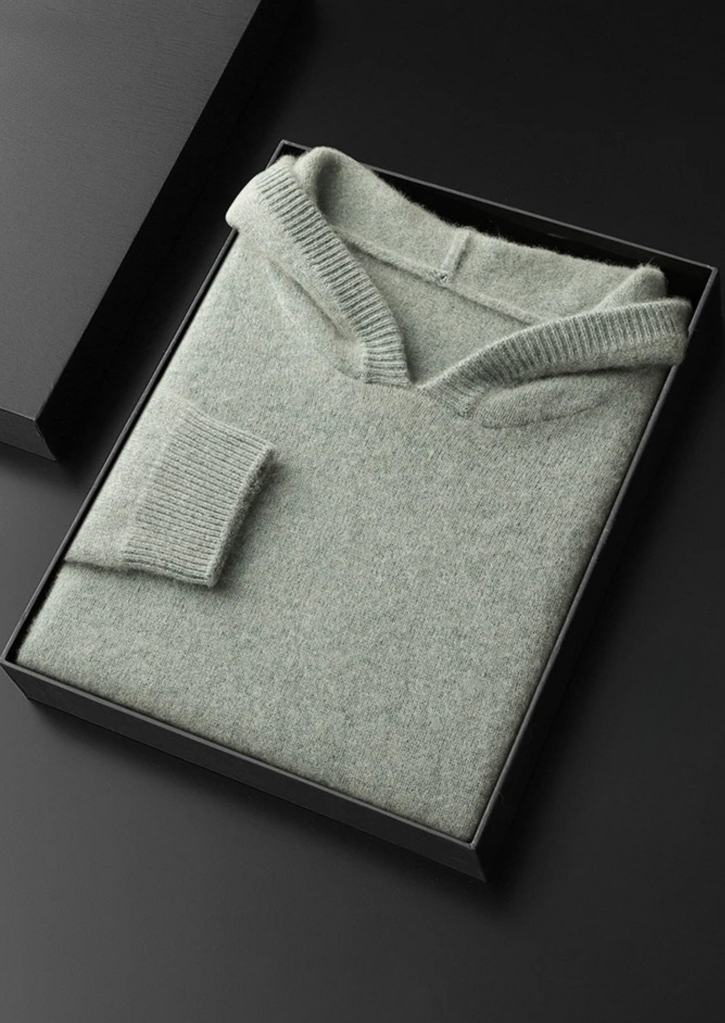 Premium Cashmere Leisure Hoodie | Vallentty