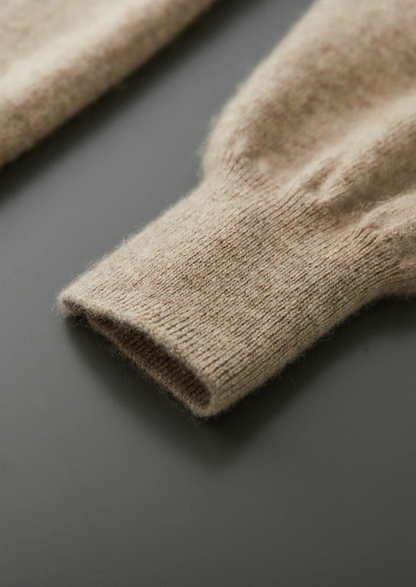 Pure Extra-Fine Merino Wool Raglan Mockneck | Vallentty