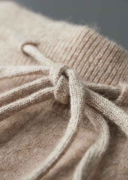 Pure Extra-Fine Merino Wool Sand Luzzo Set | Vallentty