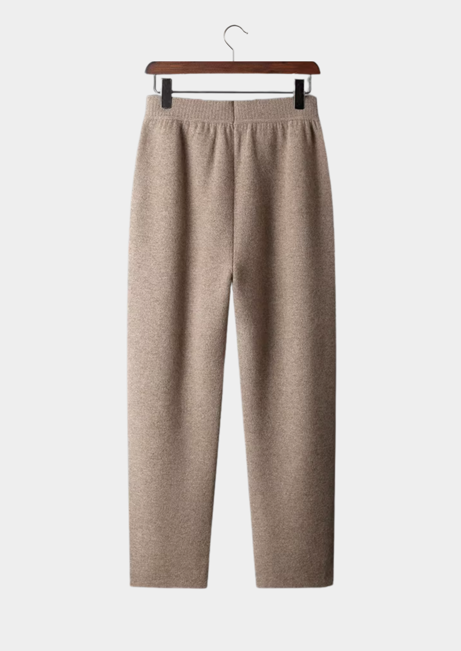 Premium Cashmere Straight Trousers | Vallentty