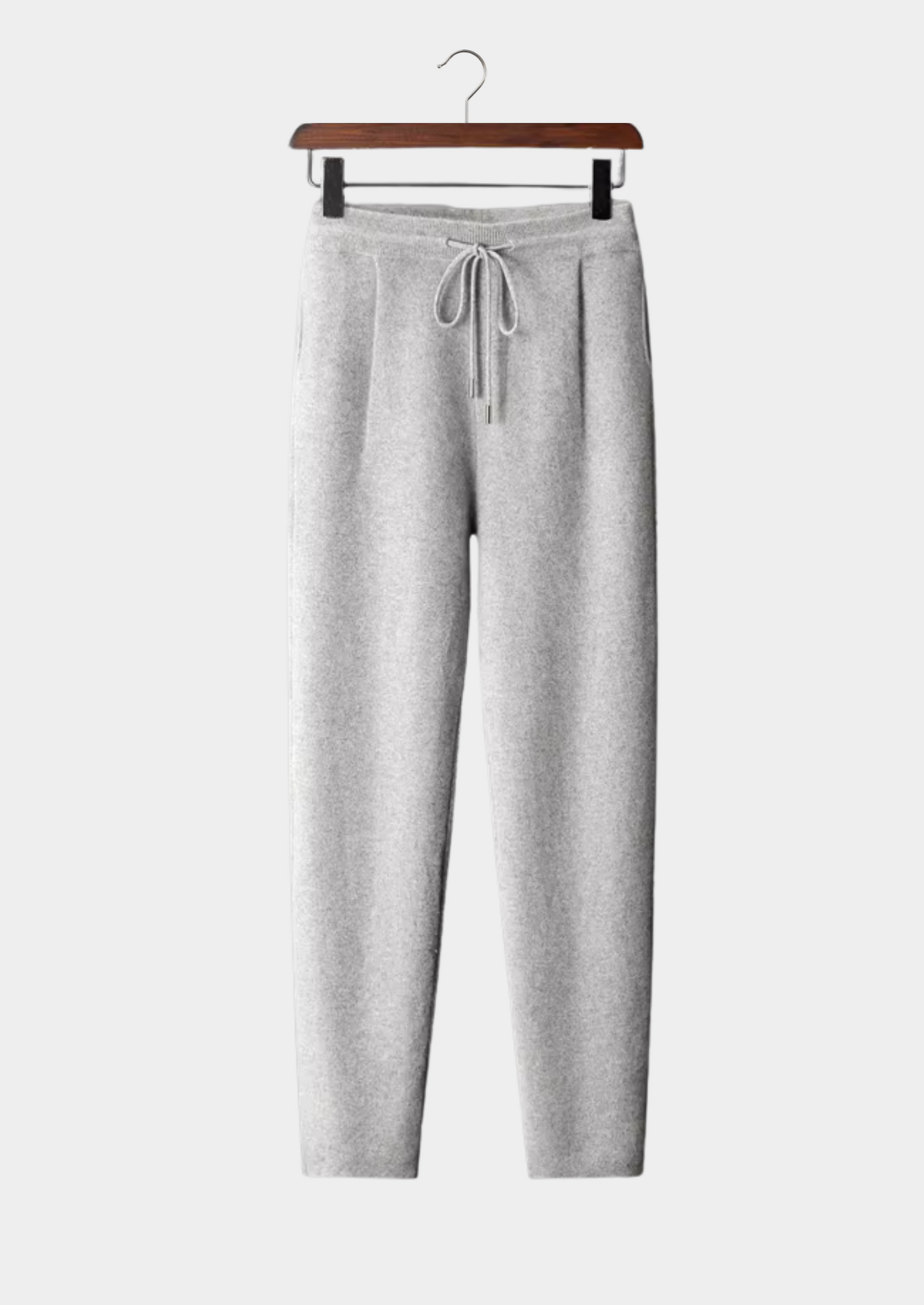 Premium Cashmere Pleated Trousers | Vallentty