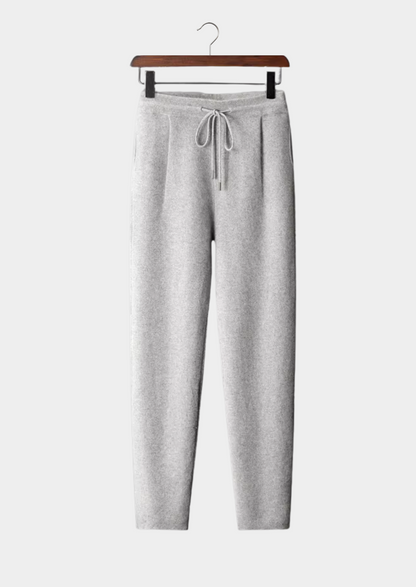 Premium Cashmere Pleated Trousers | Vallentty
