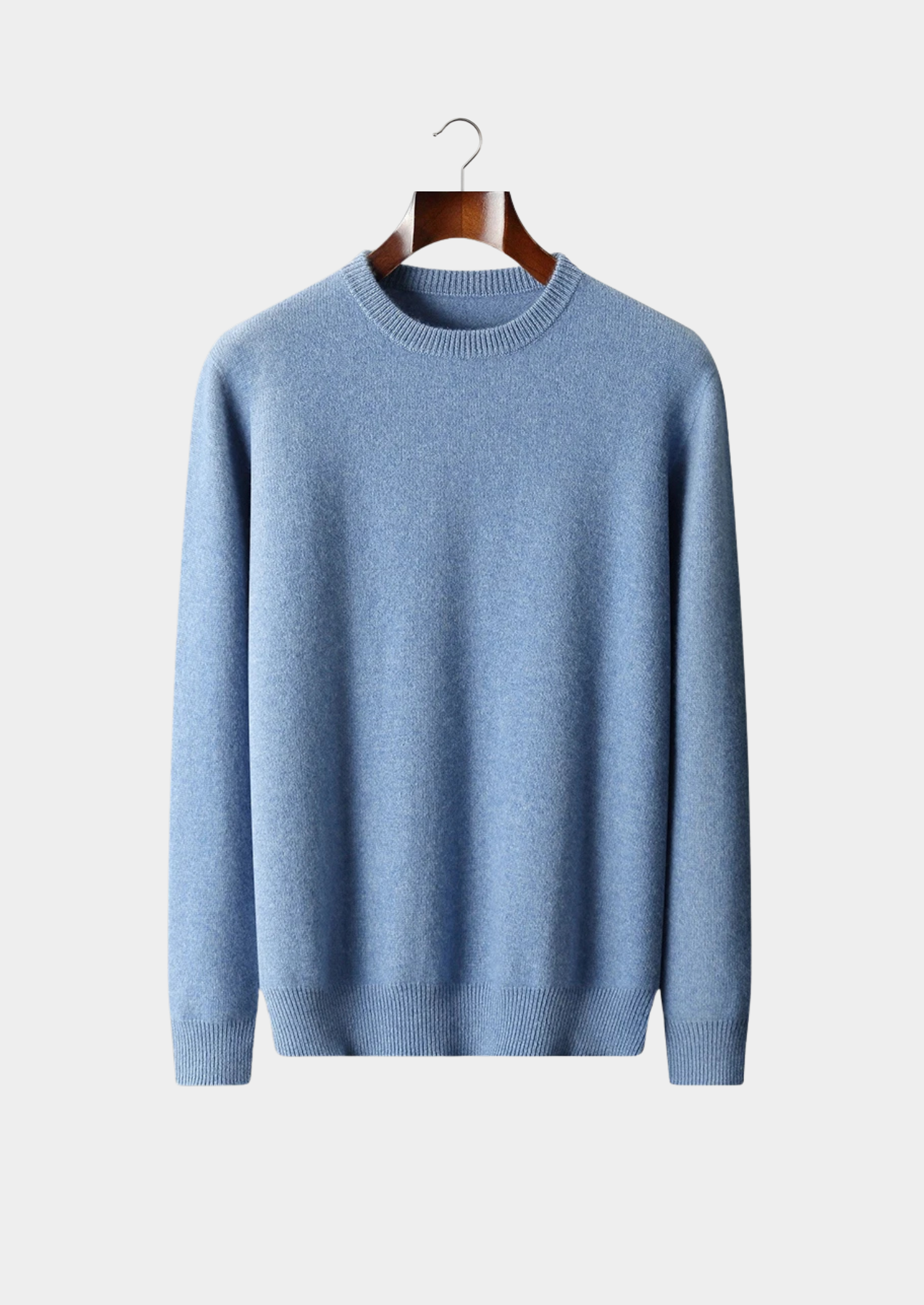 Pure Extra-Fine Merino Wool Classic Crewneck | Vallentty