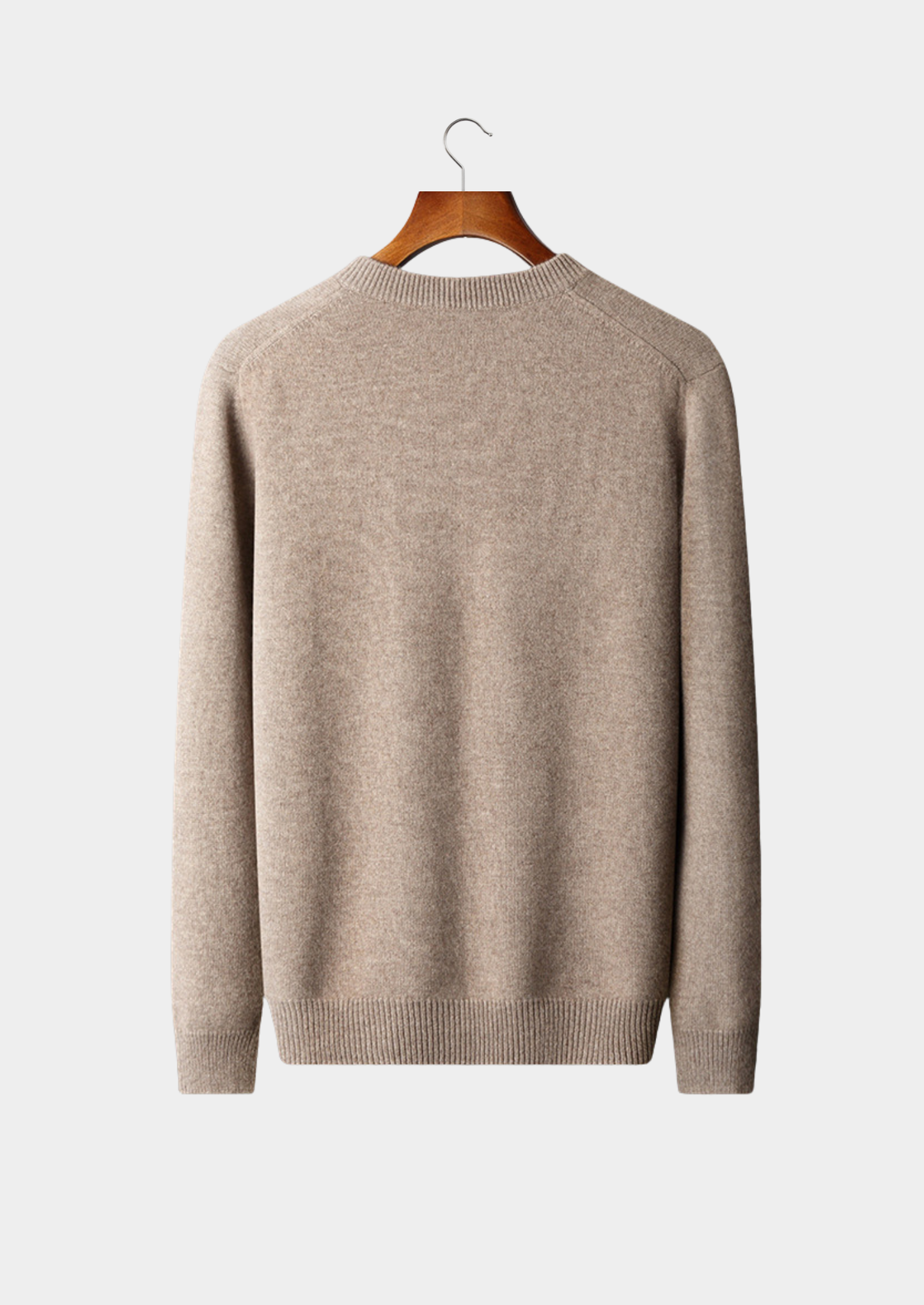 Pure Cashmere Essential V-Neck Sweater | Vallentty