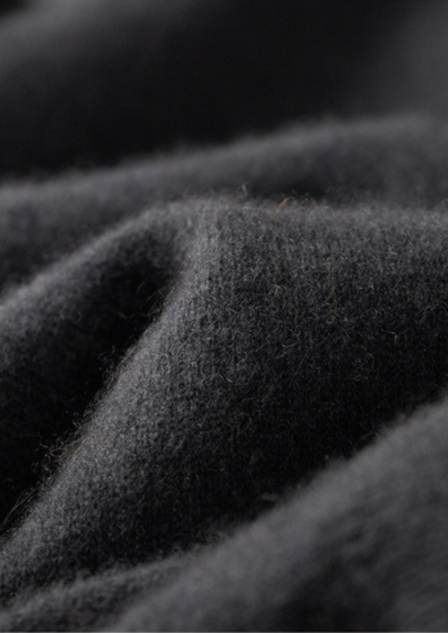 Pure Cashmere Dark Gray Dual Zip Cardigan | Vallentty